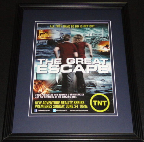 Great Escape 2012 TNT Framed ORIGINAL Vintage 11x14 Advertisement Ron Howard