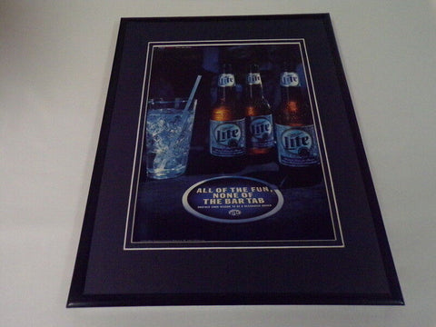 2000 Miller Lite Beer Framed 11x14 ORIGINAL Vintage Advertisement 