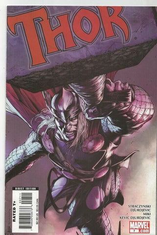 Thor #7 ORIGINAL Vintage 2008 Marvel Comics 