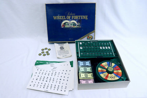 ORIGINAL Vintage 1986 Pressman Deluxe Wheel of Fortune Board Game