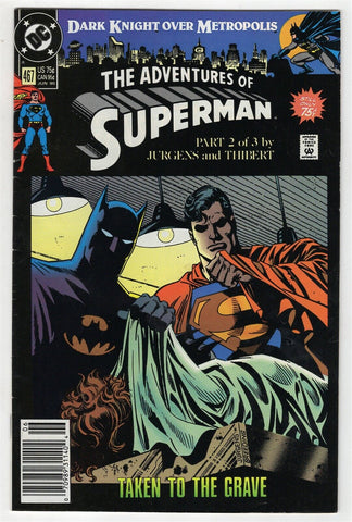 Adventures of Superman #467 ORIGINAL Vintage 1990 DC Comics 