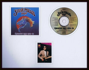 Steve Miller Signed Framed 11x14 CD & Photo Display 