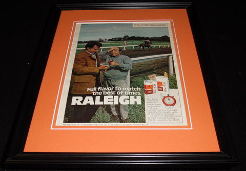 1974 Raleigh Cigarettes Framed 11x14 ORIGINAL Vintage Advertisement 