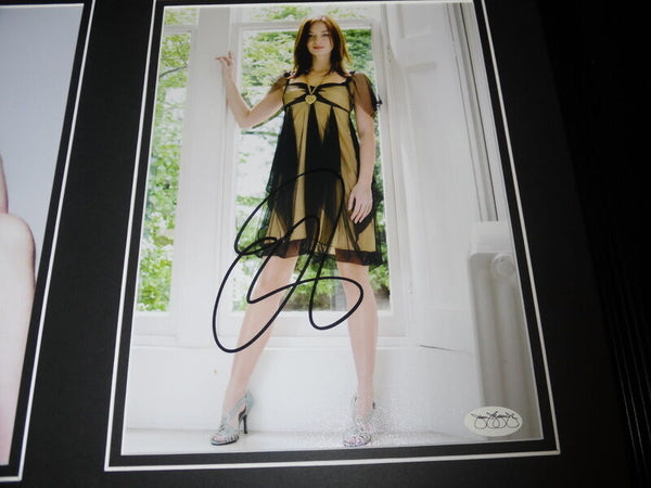 Emily Blunt Signed Framed 16x20 Photo Display JSA 