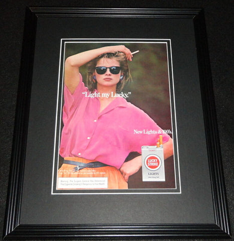 1985 Lucky Strike Cigarettes Framed 11x14 ORIGINAL Vintage Advertisement 