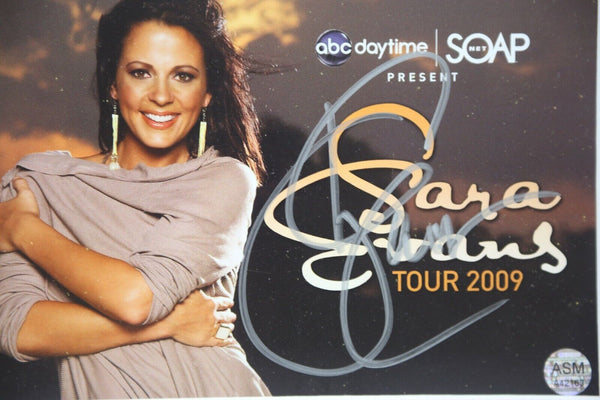 Sara Evans Signed Framed 16x20 Born to Fly CD & Photo Display