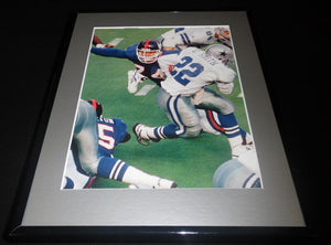 Emmitt Smith Framed 11x14 Photo Display Cowboys vs Giants