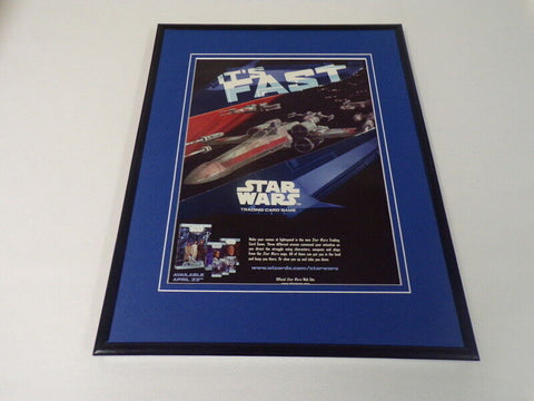 2002 Star Wars Card Game 11x14 Framed ORIGINAL Vintage Advertisement