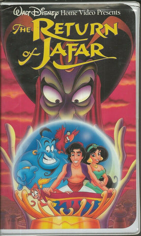 Disney Return of Jafar VINTAGE VHS Cassette 