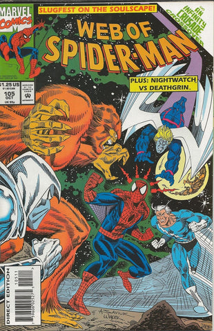 Web of Spider-Man #105 ORIGINAL Vintage 1993 Marvel Comics 