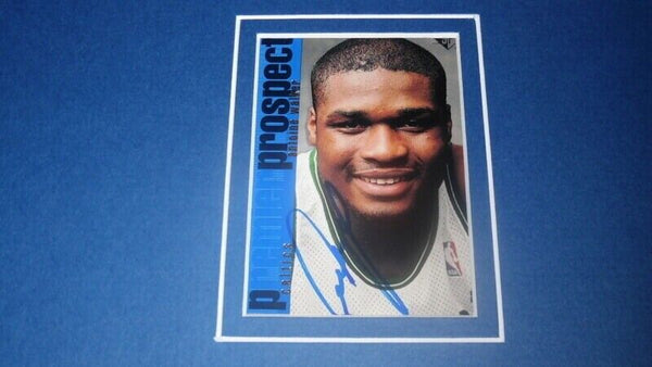 Antoine Walker Signed Framed 1996 SP Rookie Card & Photo Display Kentucky