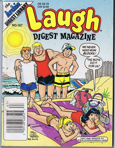 ORIGINAL Vintage 2001 Archie Laugh Digest #167 GGA Double Swimsuit