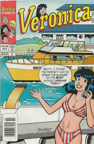 Veronica #68 ORIGINAL Vintage 1997 Archie Comics GGA Bikini