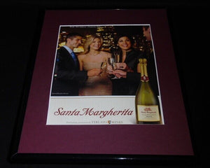 2015 Terlato Wines Santa Margherita Framed 11x14 ORIGINAL Advertisement C