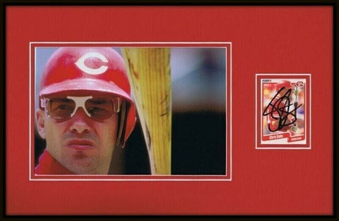 Chris Sabo Signed Framed 11x17 Photo Display Cincinnati Reds