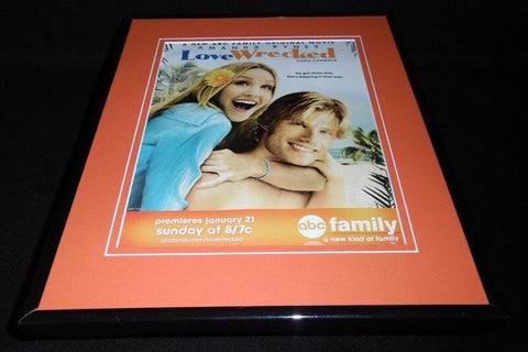 Love Wrecked 2007 ABC Family Framed 11x14 ORIGINAL Advertisement Amanda Bynes