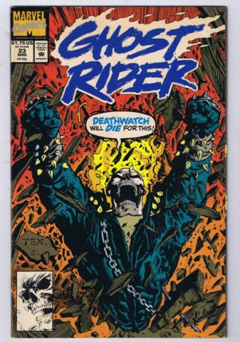 Ghost Rider #23 ORIGINAL Vintage 1992 Marvel Comics 