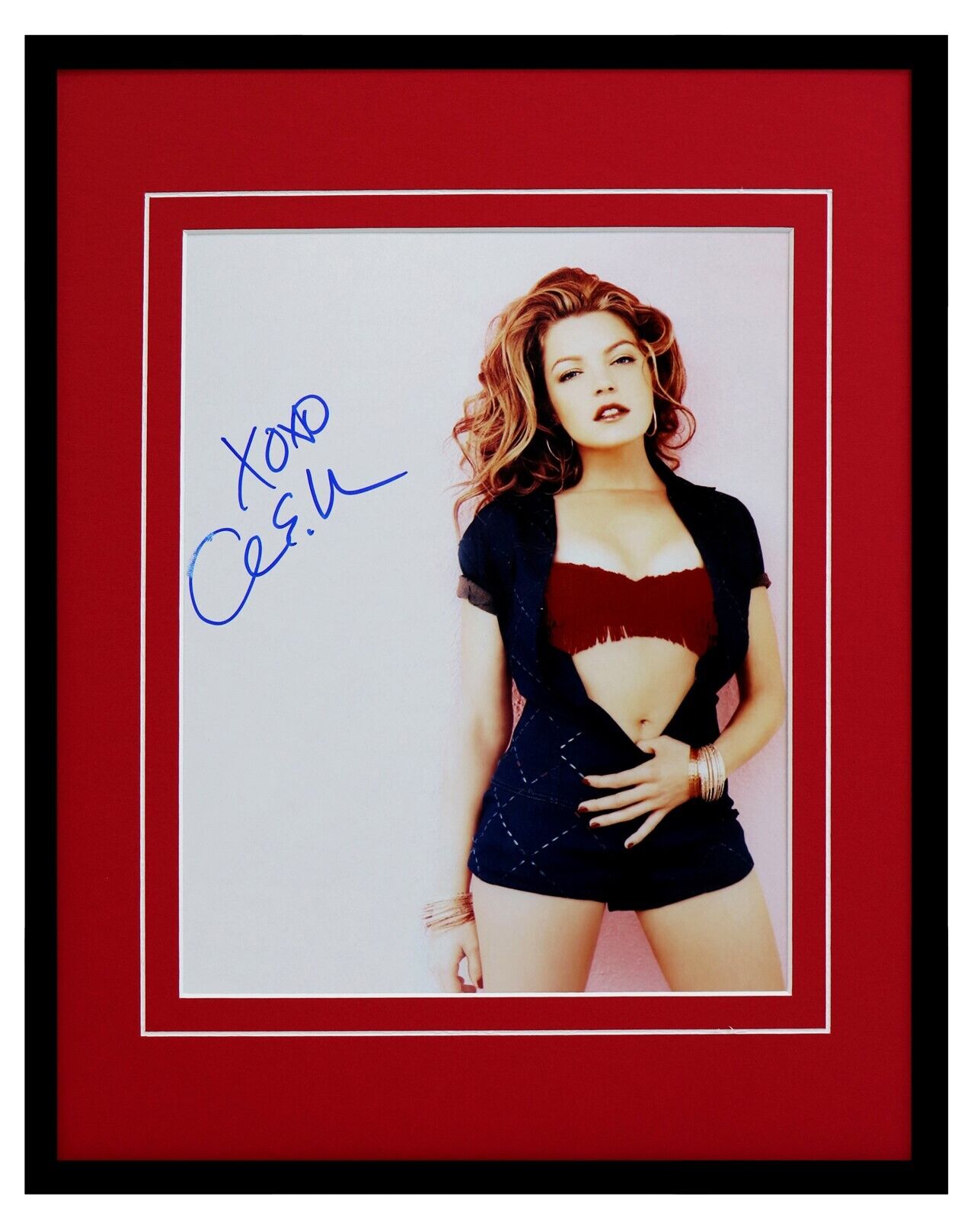 Clare Kramer Signed Framed 11x14 Photo Display AW Buffy