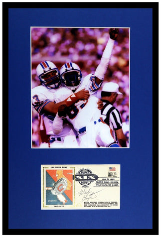 Mark Clayton Signed Framed 12x18 Photo Display JSA Dolphins w/ Dan Marino