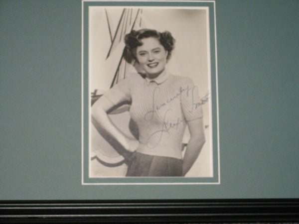 Alexis Smith Signed Framed 18x24 Photo Poster Display