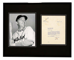 Bing Crosby 16x20 Signed Framed 1944 Letter & Pirates Photo Display 