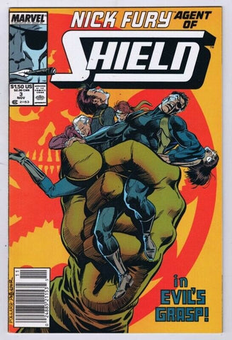 Nick Fury Agent of SHIELD #3 ORIGINAL Vintage 1989 Marvel Comics 