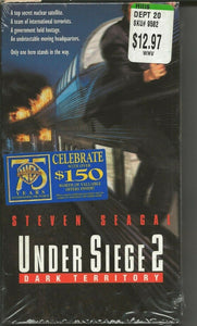 Under Siege 2 VINTAGE VHS Cassette Steve Seagal