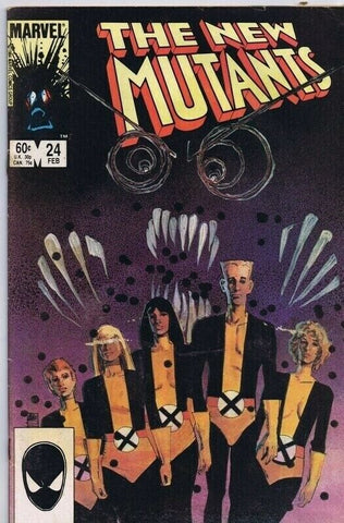 New Mutants #24 ORIGINAL Vintage 1984 Marvel Comics 