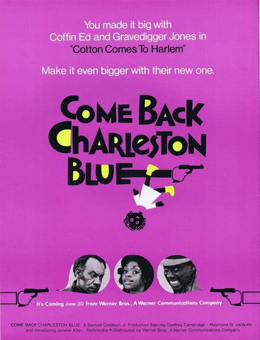 Come Back Charleston Blue 1972 ORIGINAL Vintage 9x12 Industry Ad Jonelle Allen