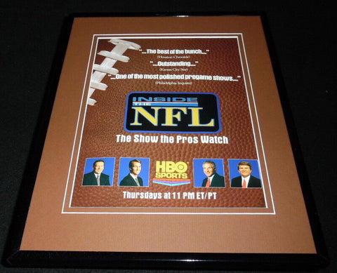 1997 Inside the NFL HBO Framed 11x14 ORIGINAL Advertisement Cris Collinsworth