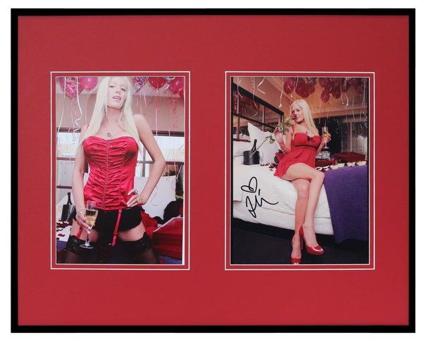 Heidi Montag Signed Framed 16x20 Stockings Lingerie Photo Set The Hills