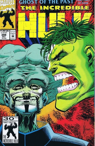 Incredible Hulk #398 ORIGINAL Vintage 1992 Marvel Comics 