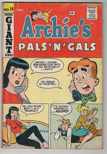 Archie Pals N Gals #14 VINTAGE 1960 Archie Comics GGA Veronica