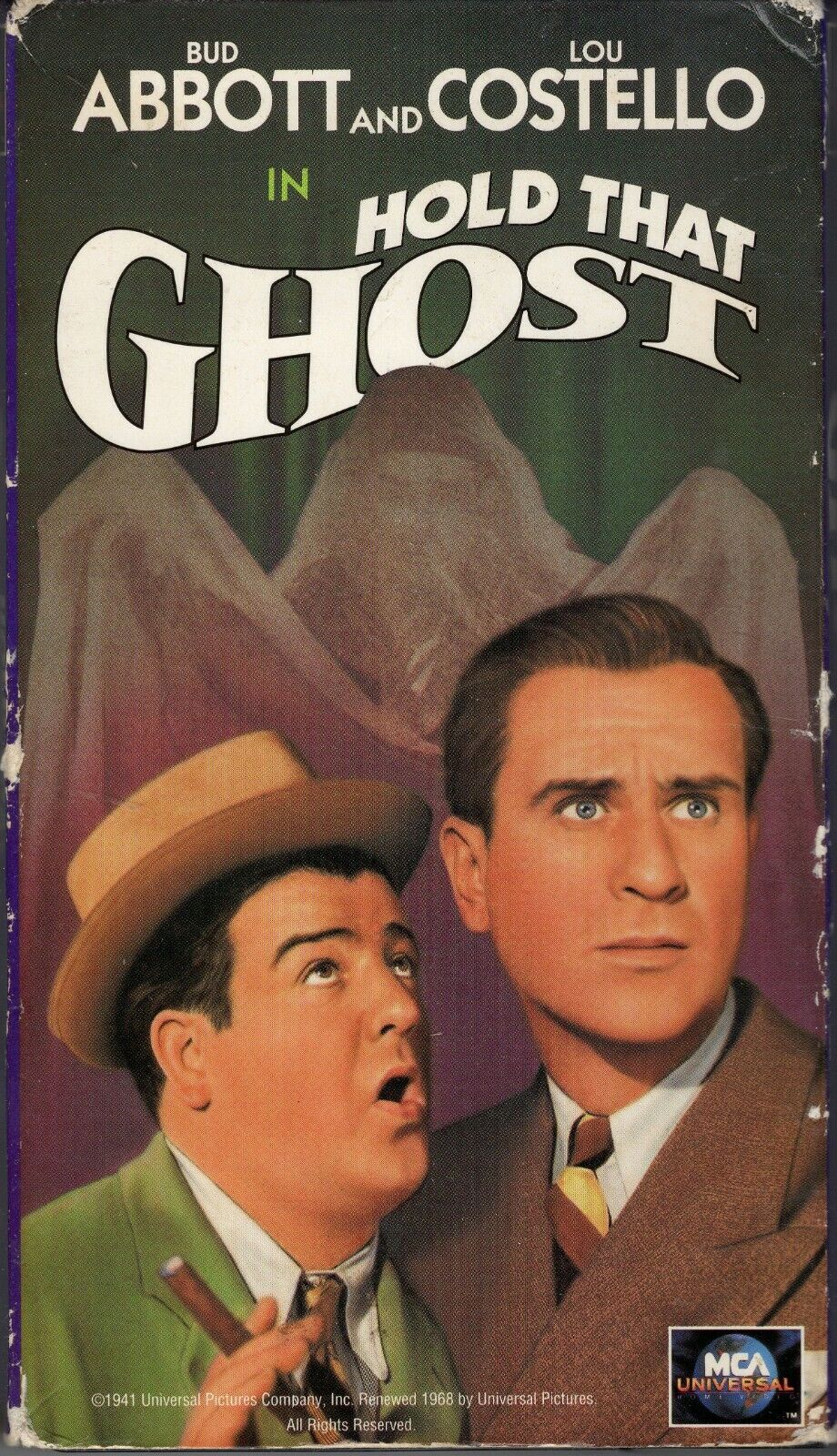 Abbott and Costello Hold That Ghost VINTAGE VHS Cassette