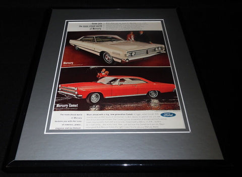 1966 Lincoln Mercury Comet 11x14 Framed ORIGINAL Vintage Advertisement