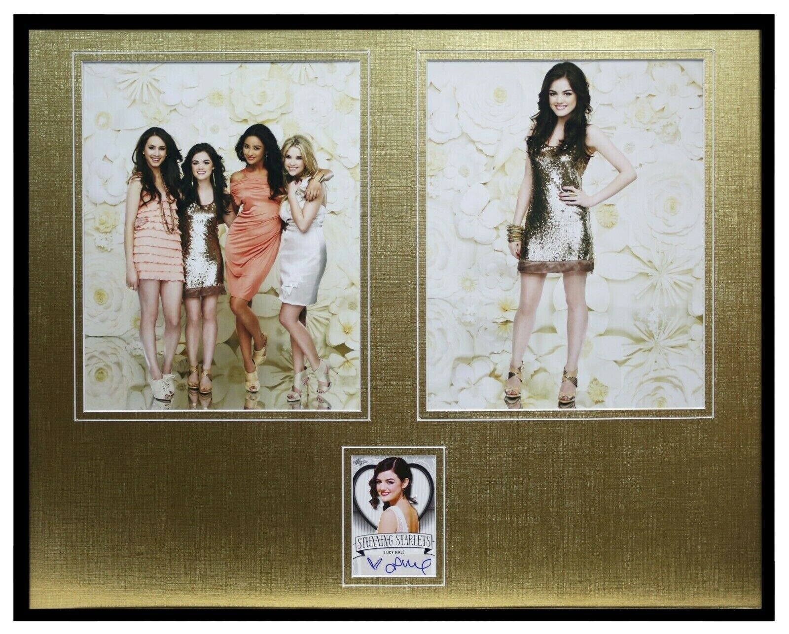 Lucy Hale Signed Framed 16x20 Photo Set LEAF Pretty Little Liars Aria Montgomery