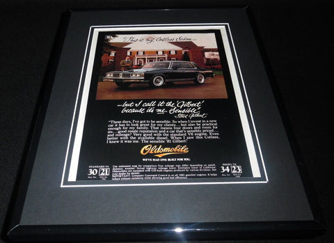 1981 Oldsmobile Cutlass Sedan 11x14 Framed ORIGINAL Vintage Advertisement 