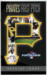 2013 Pittsburgh Pirates Postseason Program Johnny Cueto Drops the Ball