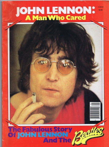 ORIGINAL Vintage 1980 John Lennon Man Who Cared Magazine The Beatles