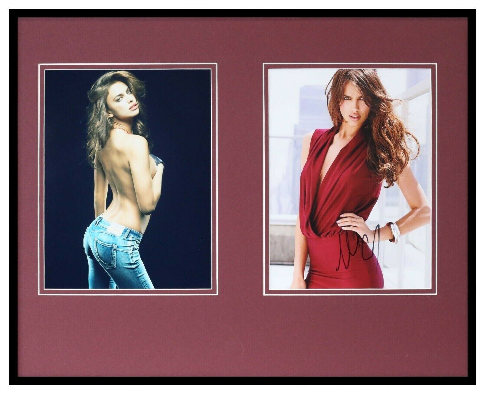 Irina Shayk Signed Framed 16x20 Photo Set AW