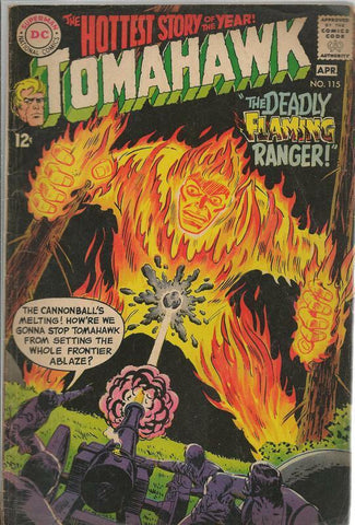 Tomahawk #115 ORIGINAL Vintage 1968 DC Comics 