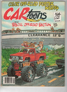 VINTAGE Aug 1986 Car Toons Magazine