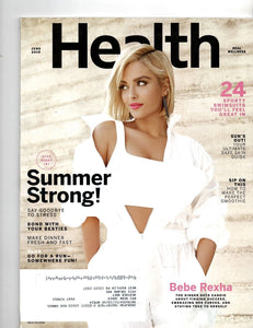 June 2019 Health Magazine Bebe Rexha