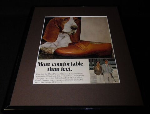 1979 Hush Puppies Footwear 11x14 Framed ORIGINAL Advertisement