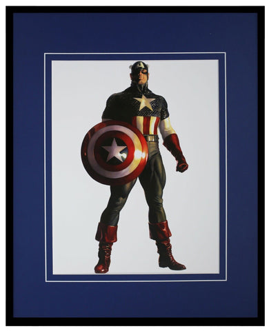 Captain America Framed 16x20 Alex Ross Official Marvel Poster Display Avengers