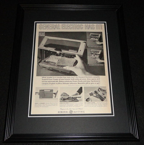 1966 GE General Electric Appliances 11x14 Framed ORIGINAL Advertisement