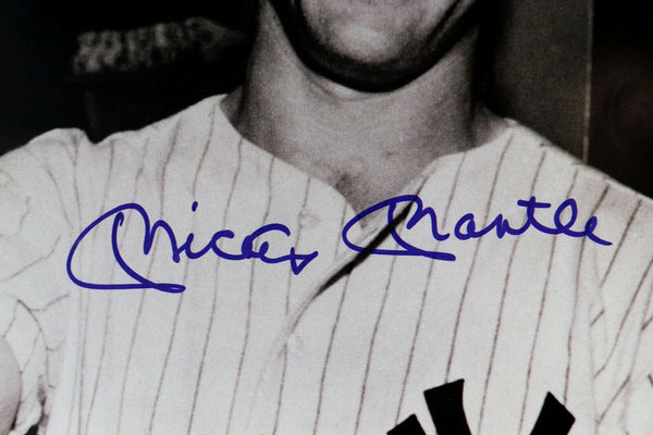 Mickey Mantle Facsimile Signed Framed 16x20 NY Yankees Photo Set