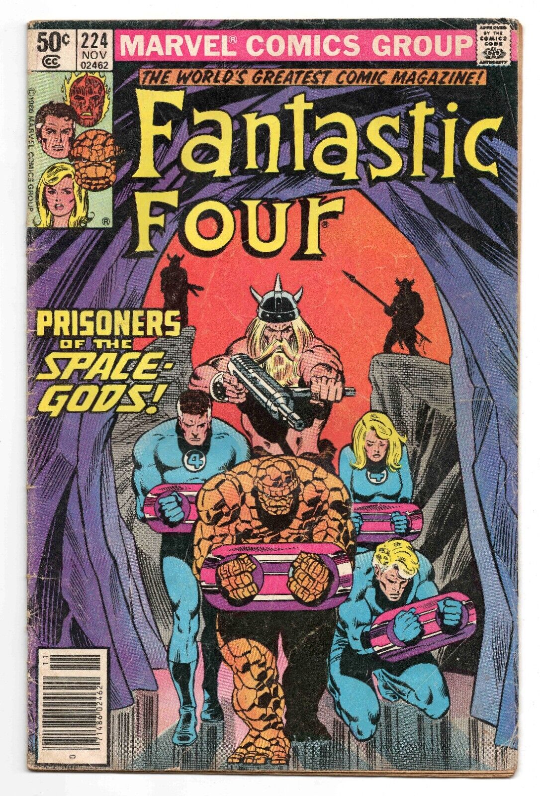 Fantastic Four #224 VINTAGE 1980 Marvel Comics