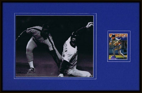 Brett Butler Signed Framed 11x17 Photo Display Dodgers