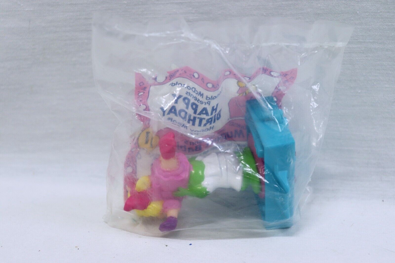 SEALED 1994 McDonald's Muppet Babies Birthday Train Piggy + Kermit Figure